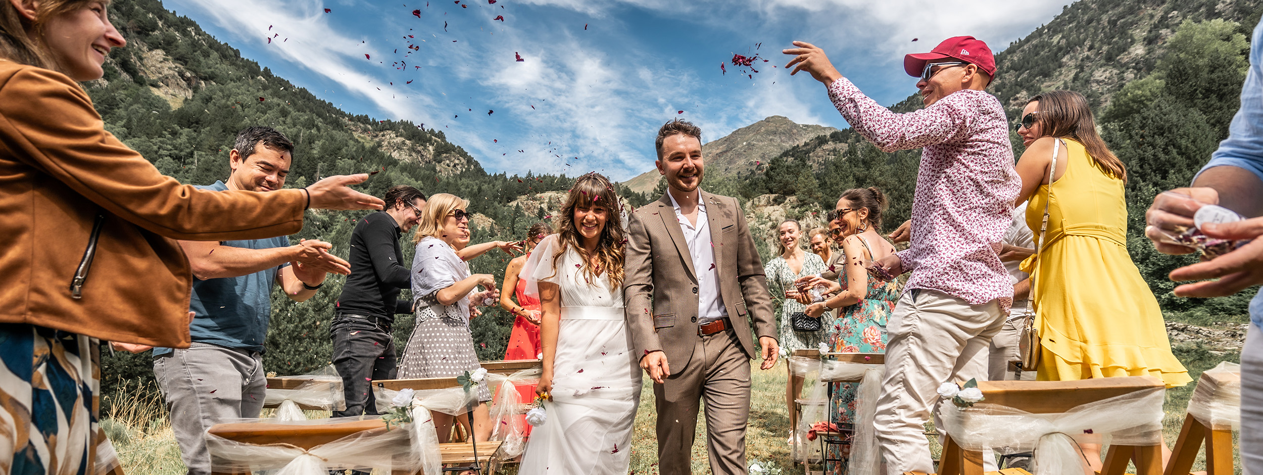 Photo de mariage/elopement dans la montagne en Andorre